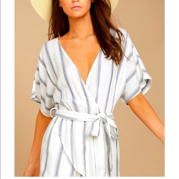 Striped Romper - Picture 2 of 6